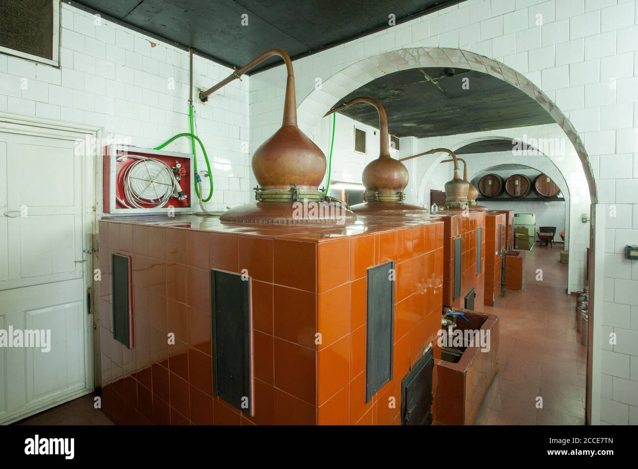 Gin Destillerie Xoriguer, Mao, Menorca Stockfoto