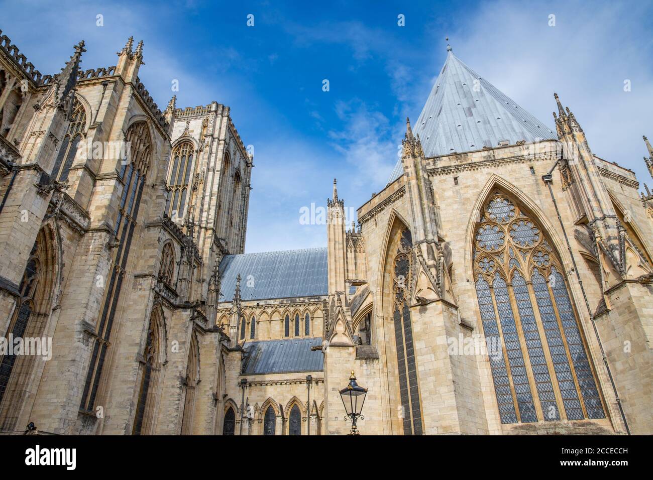 York Minster Gotische Kathedrale, York, Yorkshire, England Stockfoto