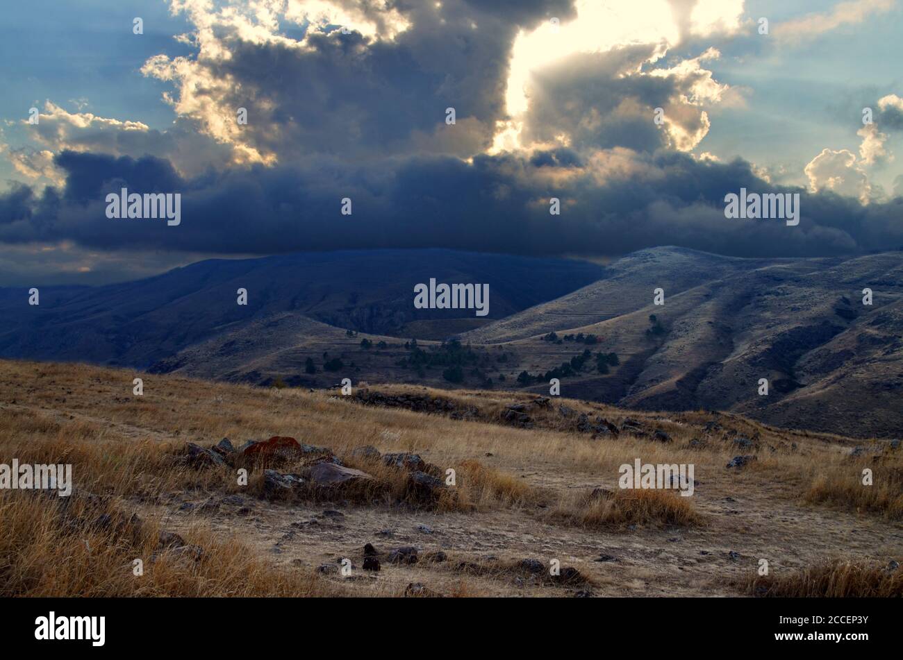 Armenien Karahunj Land Stockfoto