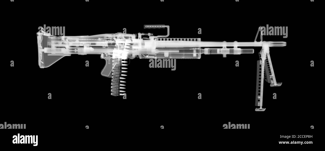 M60 Maschinengewehr, Röntgen Stockfoto