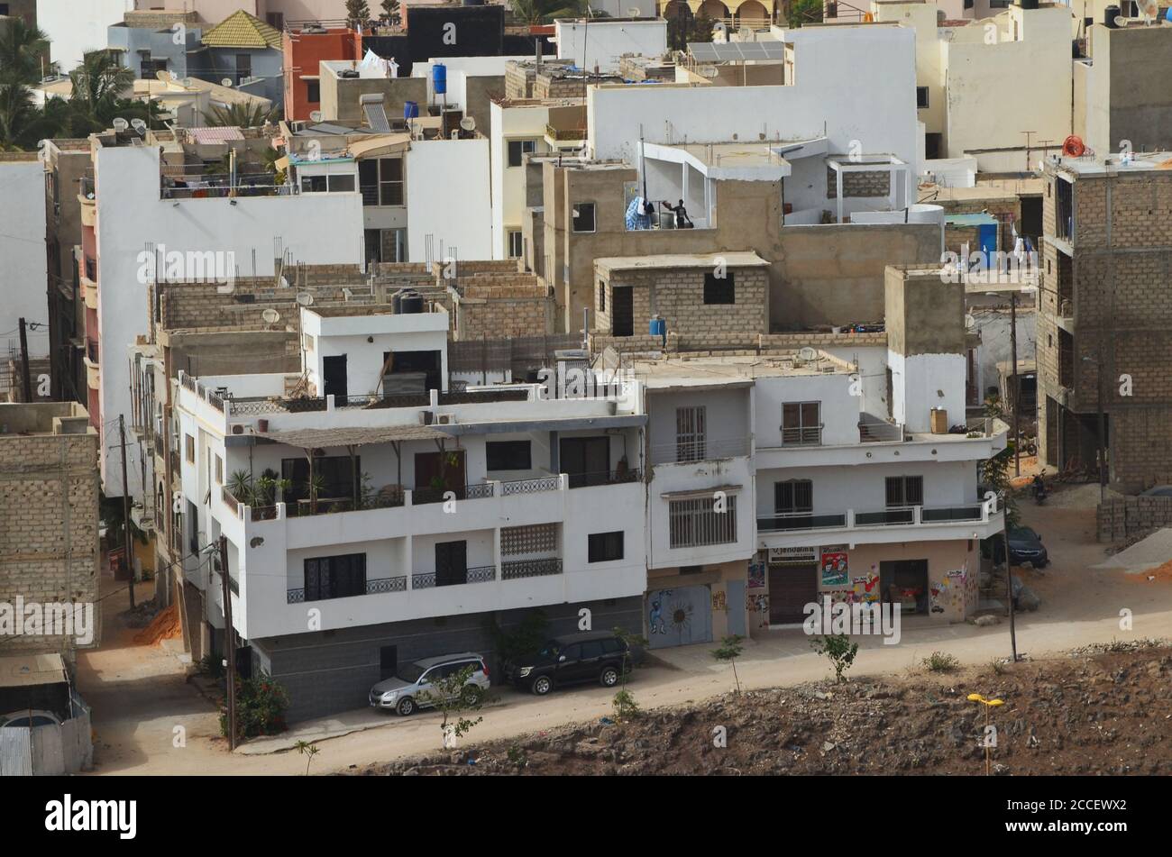 Dakar (Senegal), eine afrikanische Megalopolis in kontinuierlicher Expansion Stockfoto