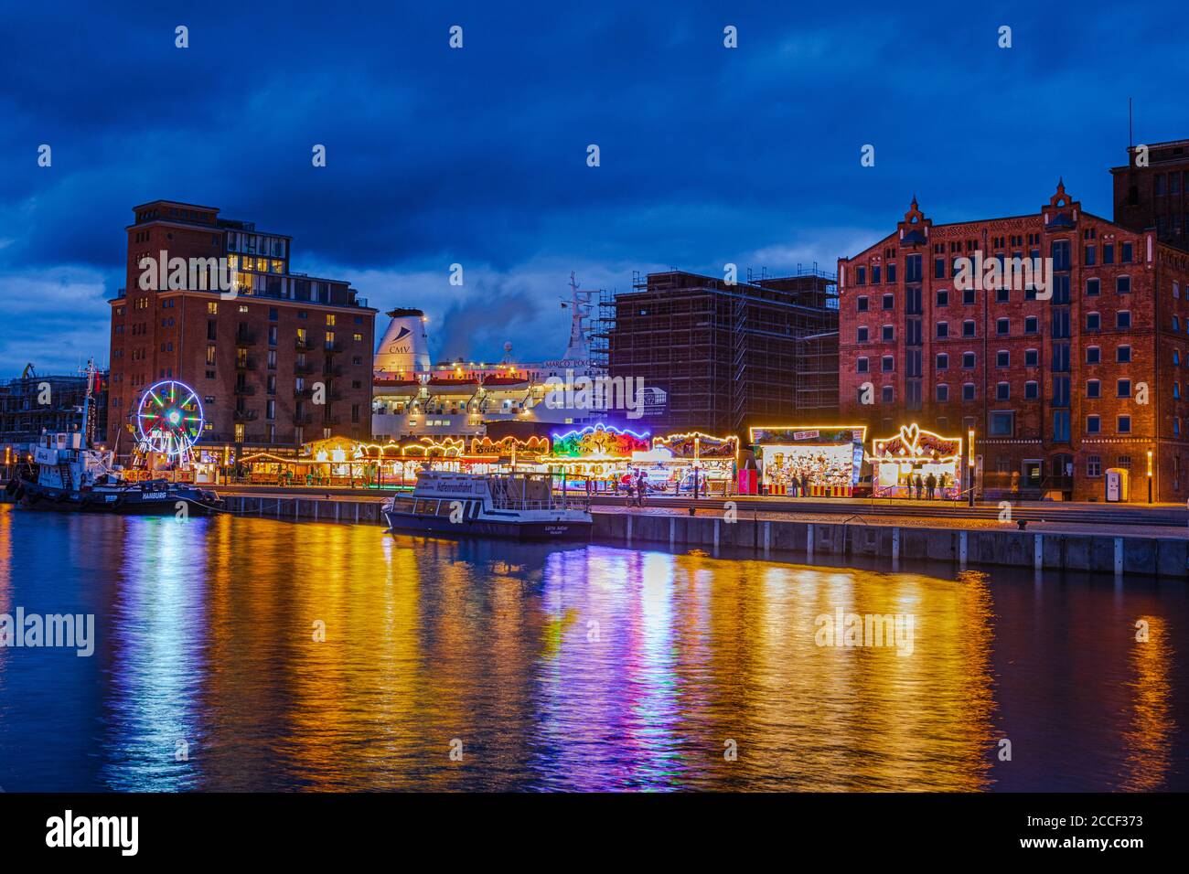 Deutschland, Mecklenburg-Vorpommern, Wismar, Alter Hafen Stockfoto