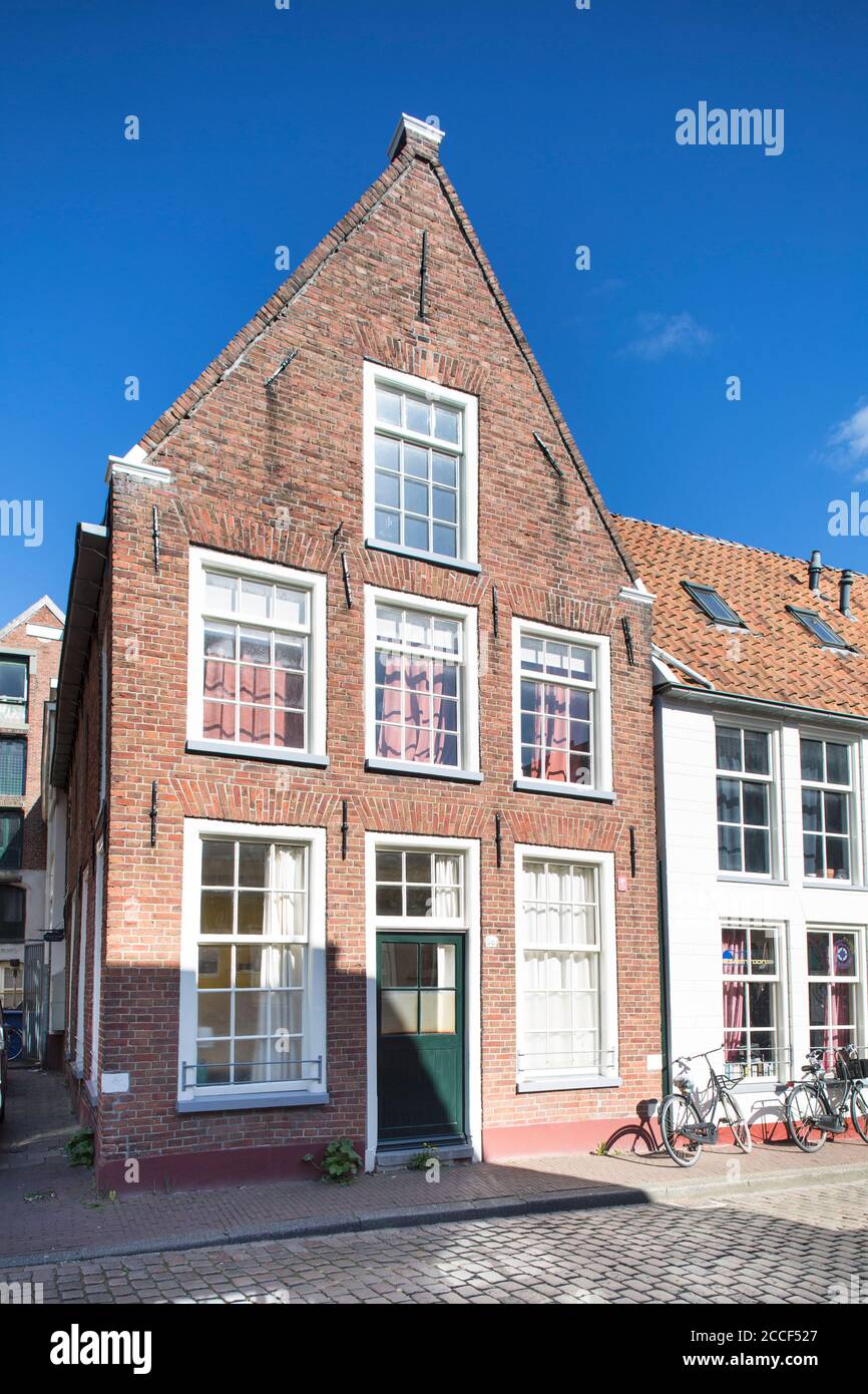Historisches Haus in Groningen, Niederlande Stockfoto