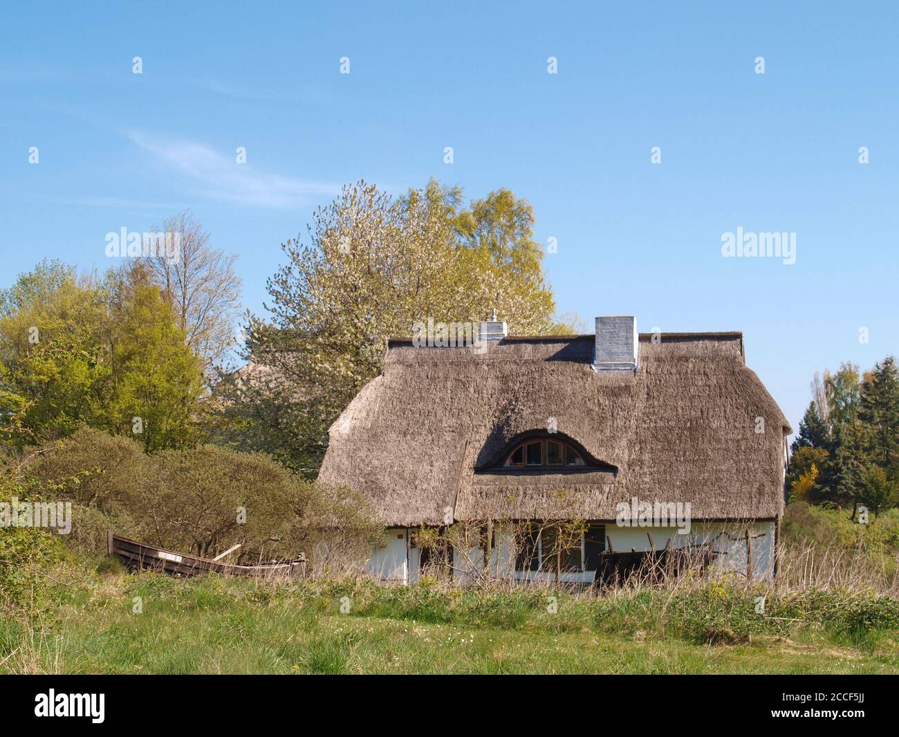 Haus auf Hiddensee, Mecklenburg-Vorpommern, Deutschland Stockfoto
