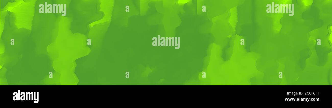 Bunte Aquarell Hintergrund in Limette und grüne Farbe Malerei Textur, Wolken Aquarell Splash Textur Hintergrund Stockfoto