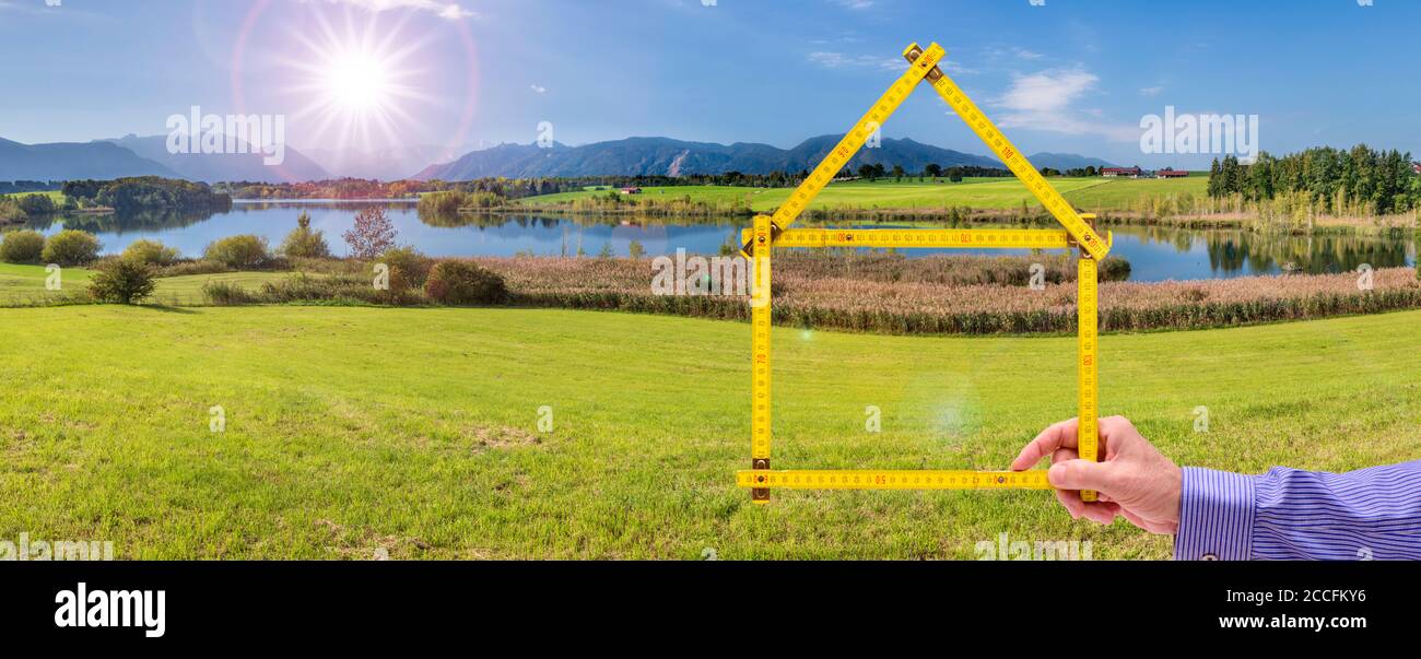 Symbolbild, Leben im Grünen Stockfoto