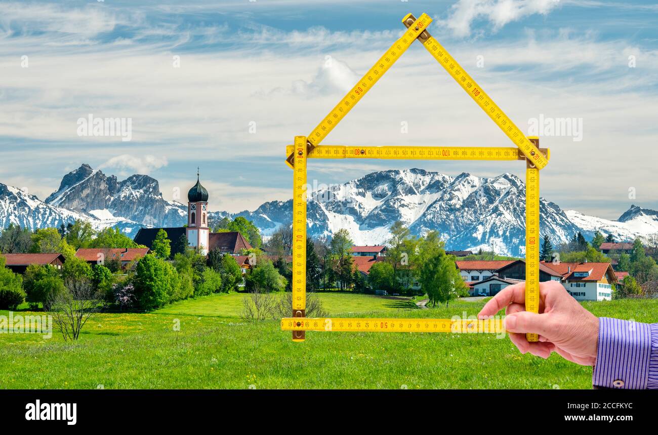 Symbolbild, Leben im Grünen Stockfoto