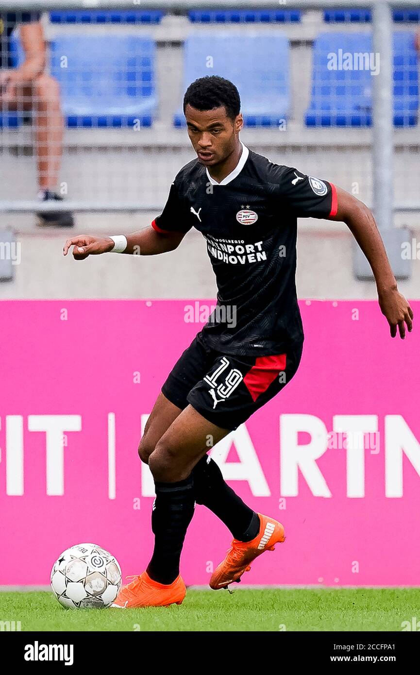 TILBURG, Willem II - PSV, 21-08-2020, Fußball, Freundschaftsspiel, Niederländische Eredivisie, Saison 2020-2021, Koning Willem II Stadium, PSV-Spieler Cody Gakpo Stockfoto