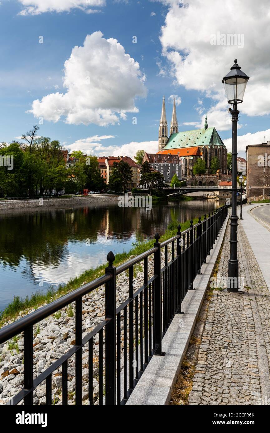 Europa, Polen, Niederschlesien, Zgorzelec / Görlitz Stockfoto