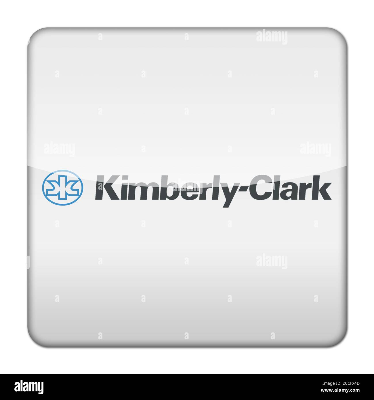 Kimberly Clark-Logo Stockfoto