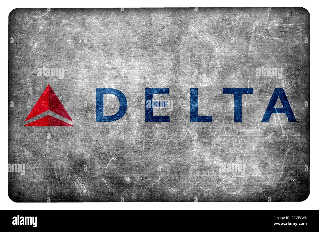 Delta Air Lines-Logo Stockfoto