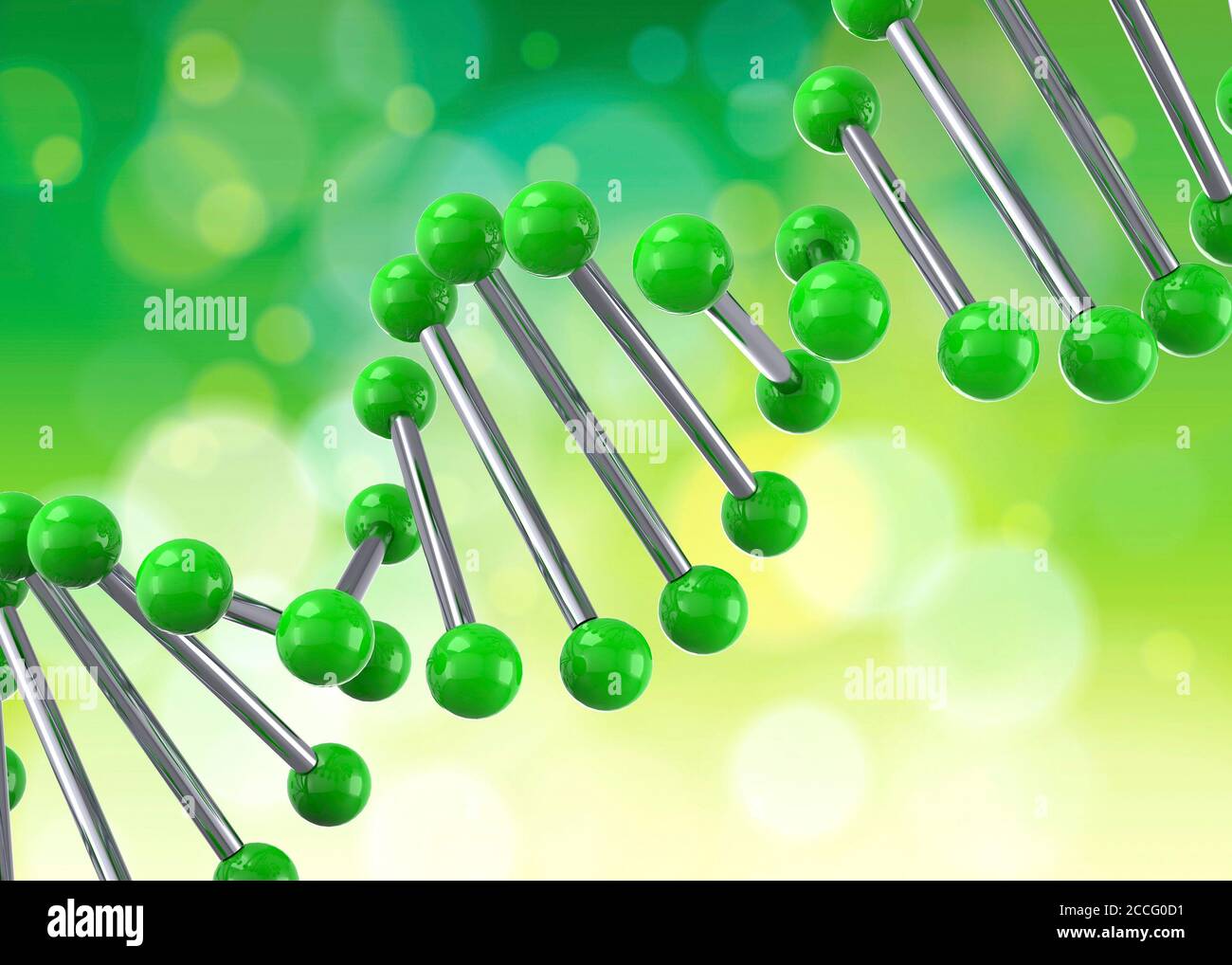 DNA-Molekül - 3D Stockfoto