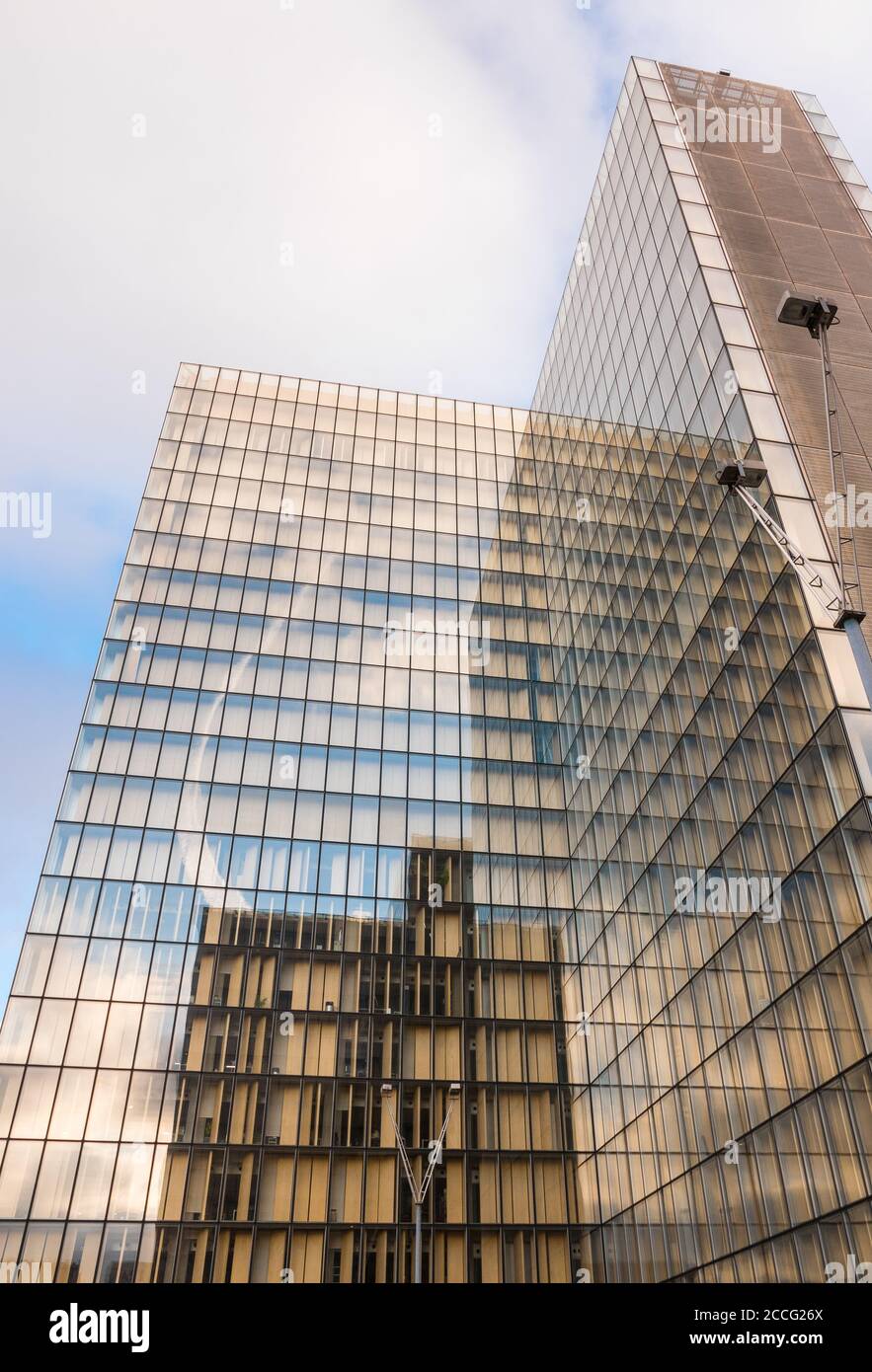 Bibliothèque nationale de France, Paris, 13. Arrondissement. Eines der größten der Welt. Buchform. Stockfoto