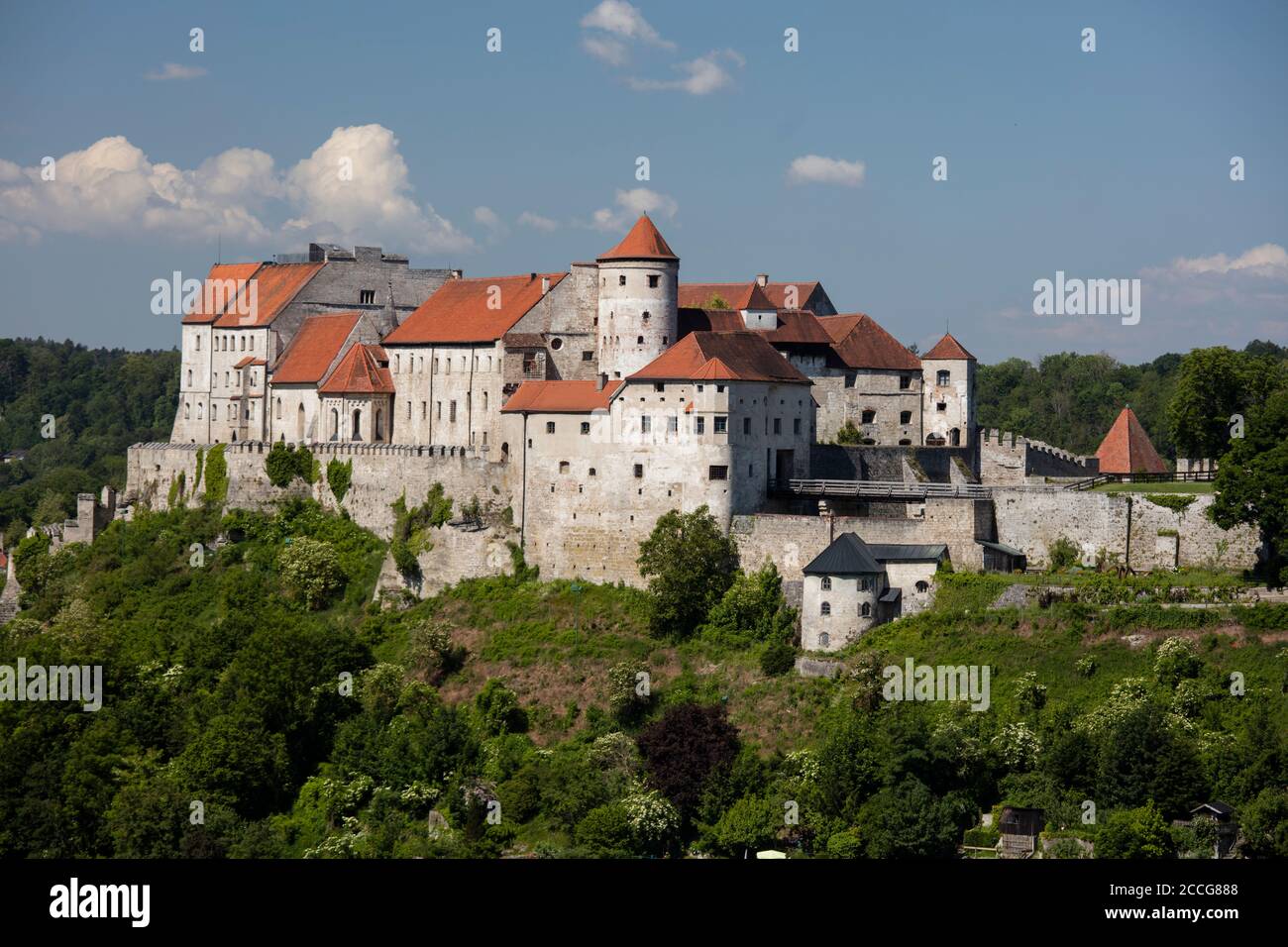 Burg Burghausen längste Burg der Welt Stockfoto