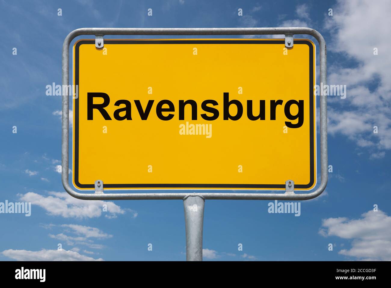 Ortstafel Ravensburg, BadenWürttemberg, Deutschland Ortsschild
