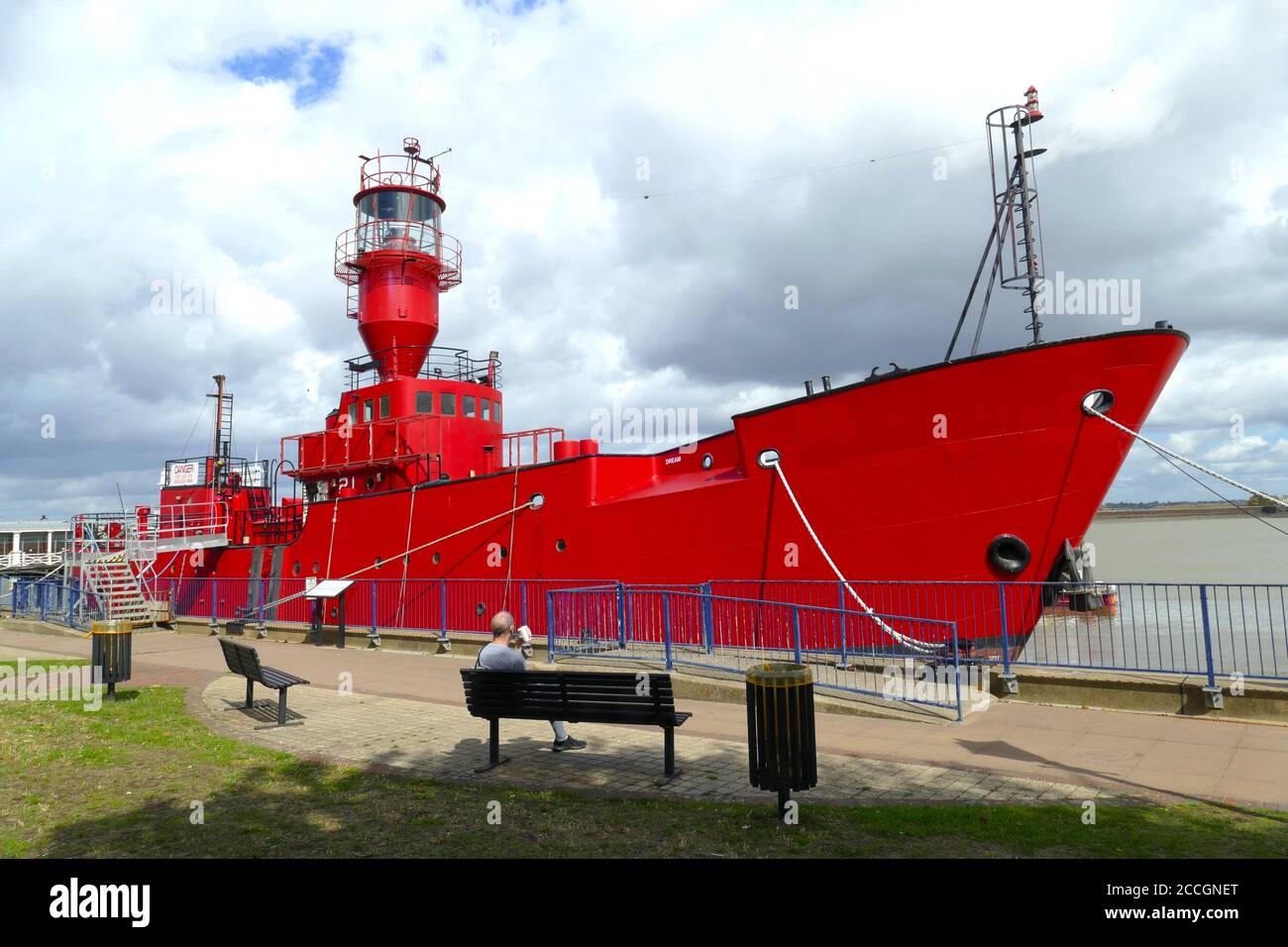 LV 21 Partisapating in International Lighthouse Heritage Wochenende Samstag und Sonntag 22-23 August 2020. Stockfoto