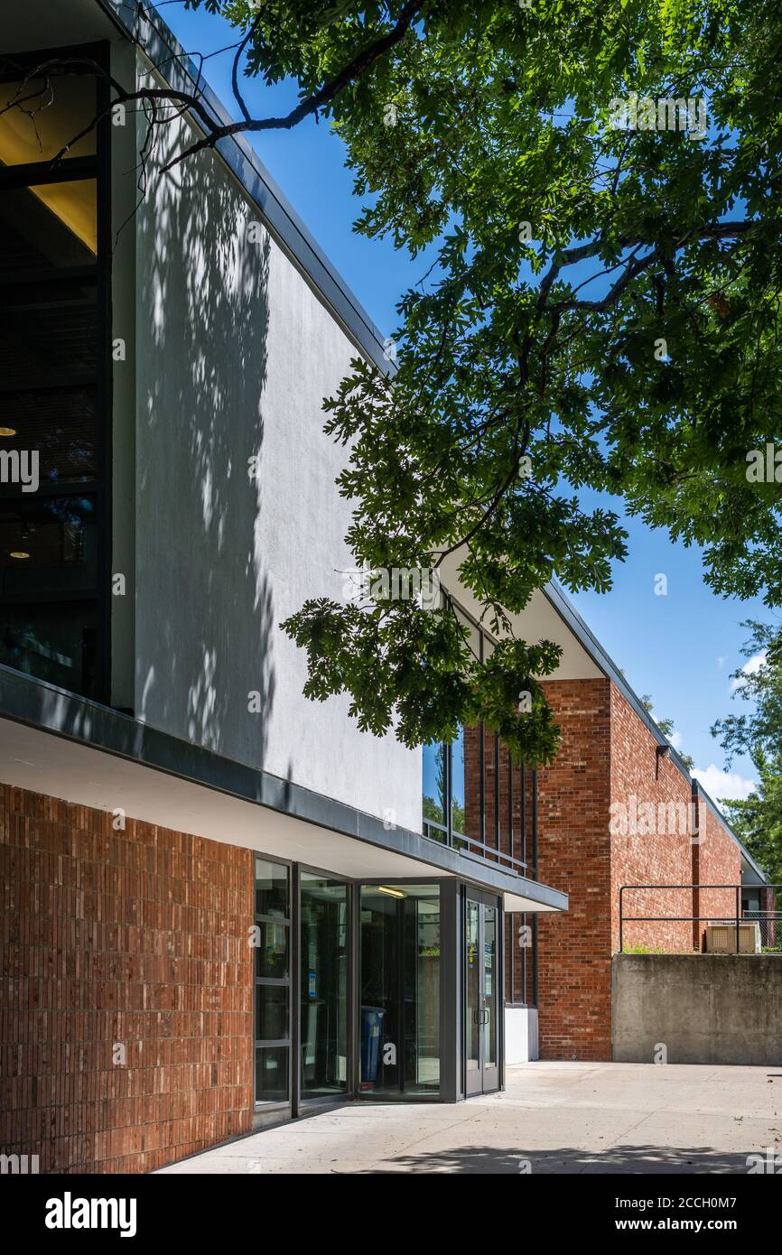 Gebäude auf dem Campus der Drake University Stockfoto