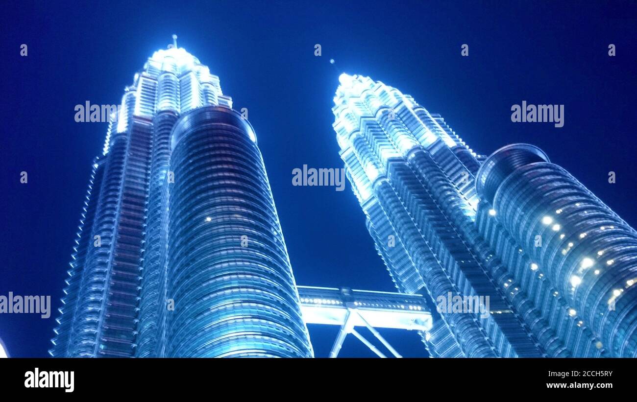 Petronas Towers in Kuala Lumpur Stockfoto