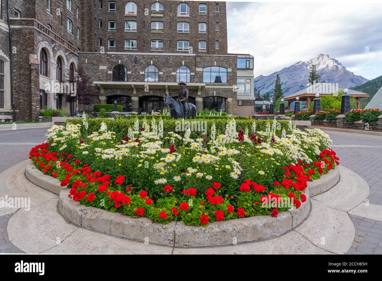 The Fairmont Banff Springs Hotel, Banff, Alberta, Kanada. Stockfoto