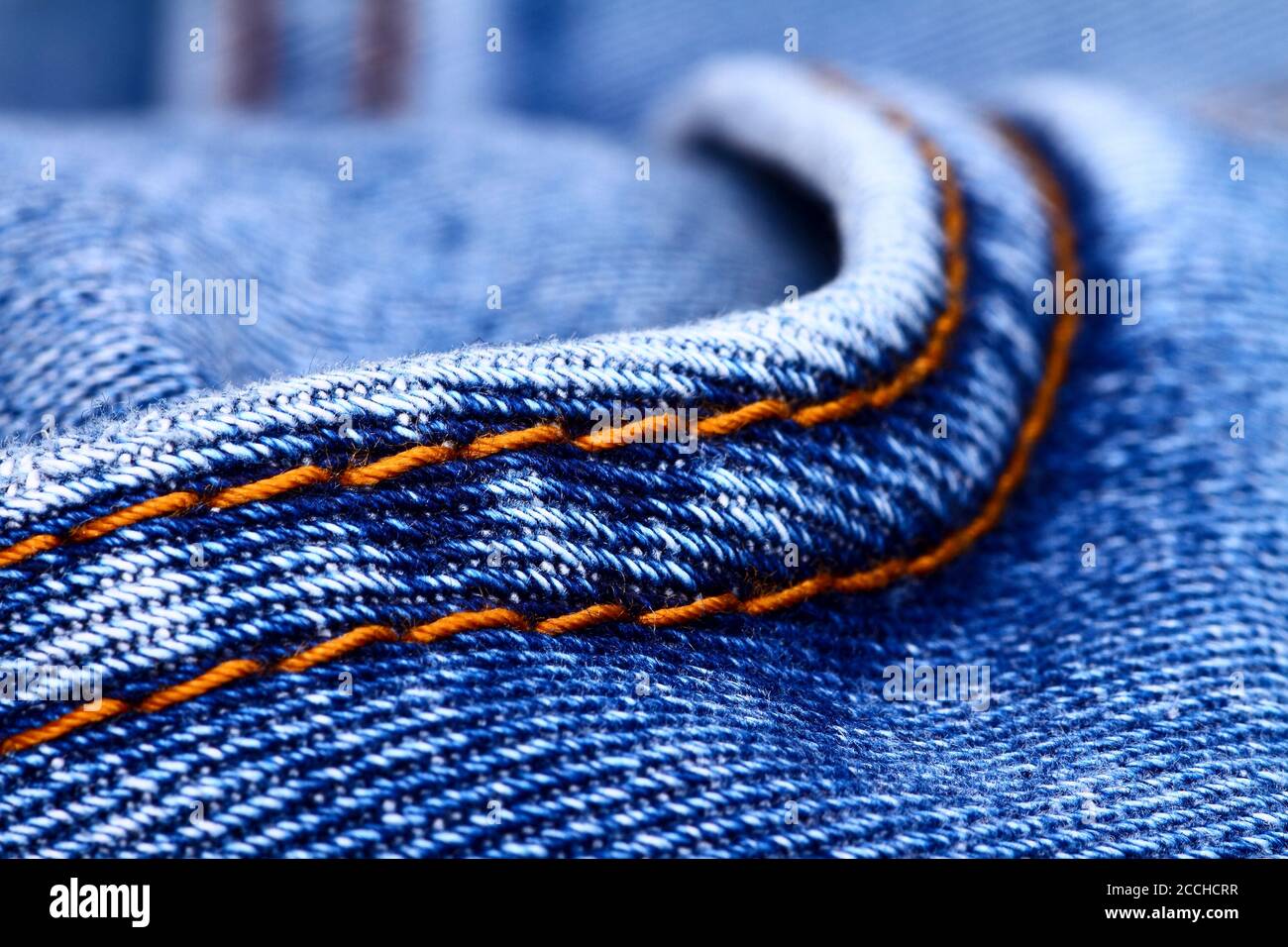 Hintergrund der blauen Denim Jeans Stockfoto