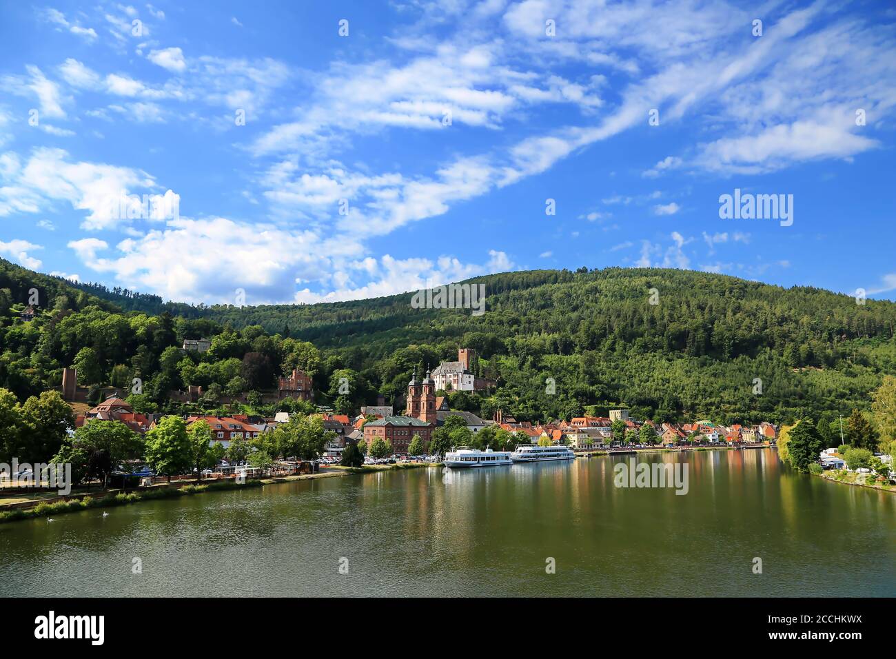 Miltenberg ist eine Stadt am Main mit vielen Sehenswürdigkeiten Stockfoto