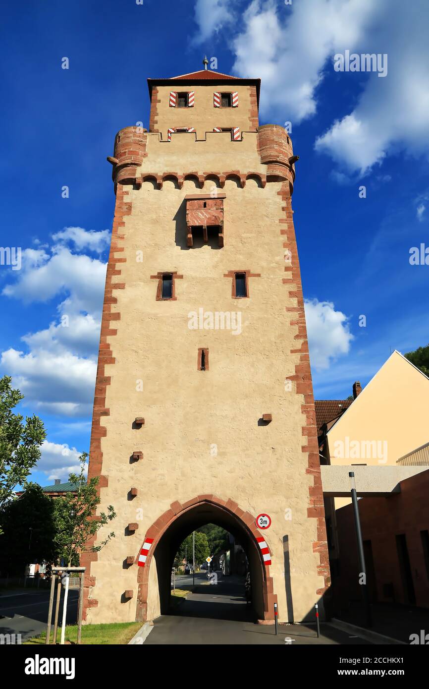 Miltenberg ist eine Stadt am Main mit vielen Sehenswürdigkeiten Stockfoto