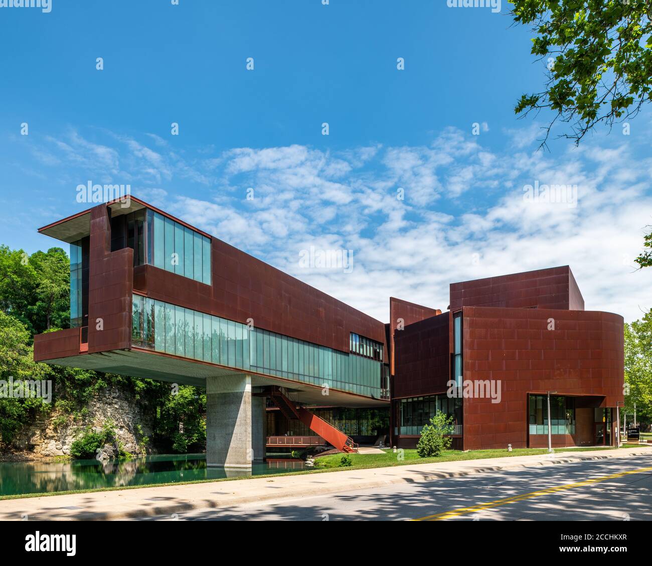 Art Building West an der University of Iowa entworfen von Steven Holl Stockfoto