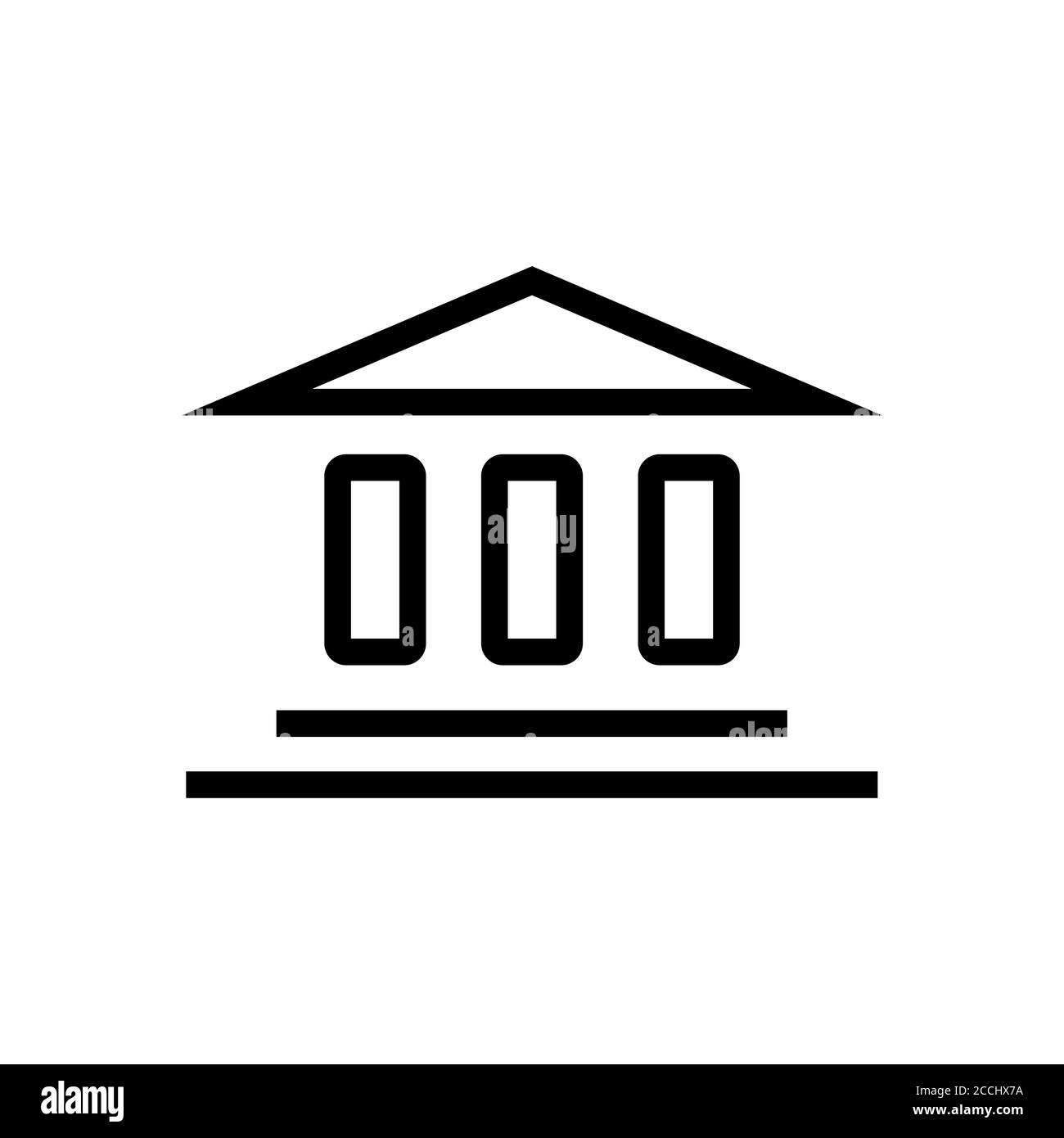 Symbol für das Kapitalgebäude Stock Vektor