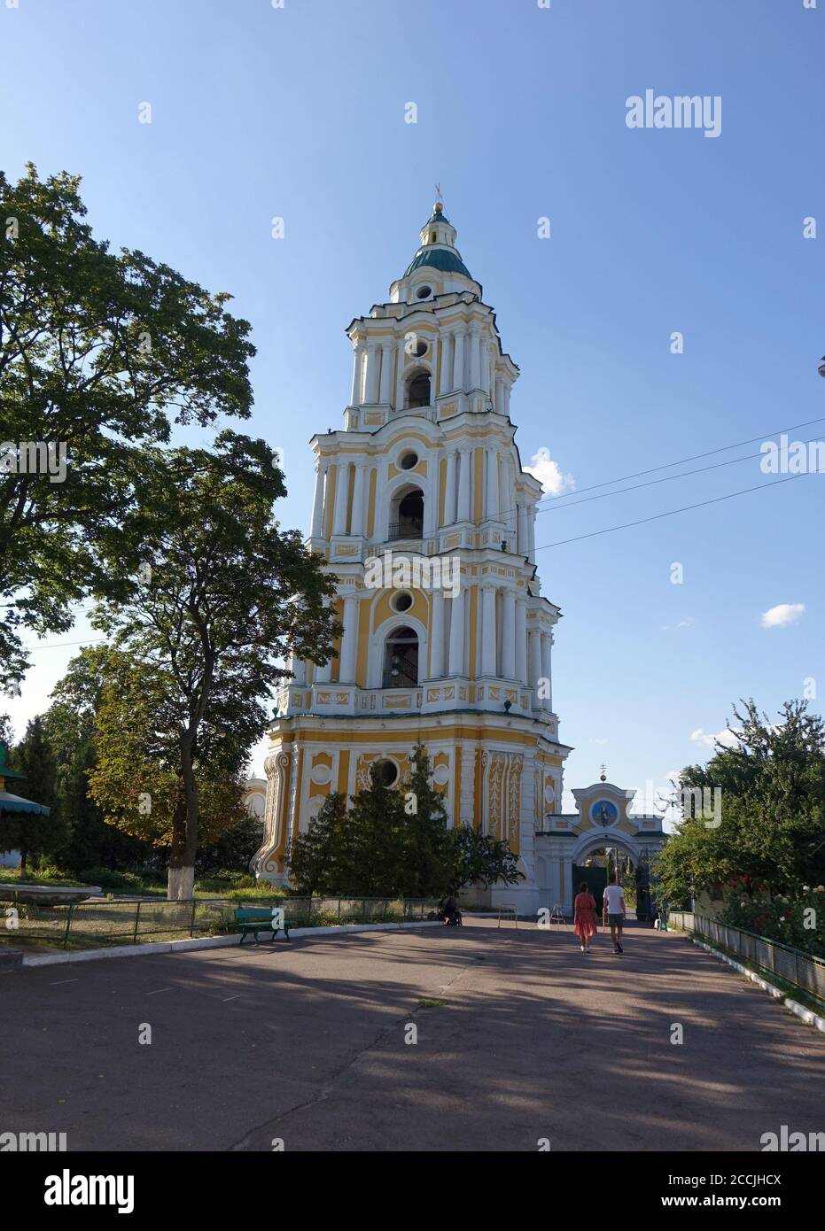 Historische christliche Architektur von Tschernihiv, Ukraine, Trinity Kloster Stockfoto