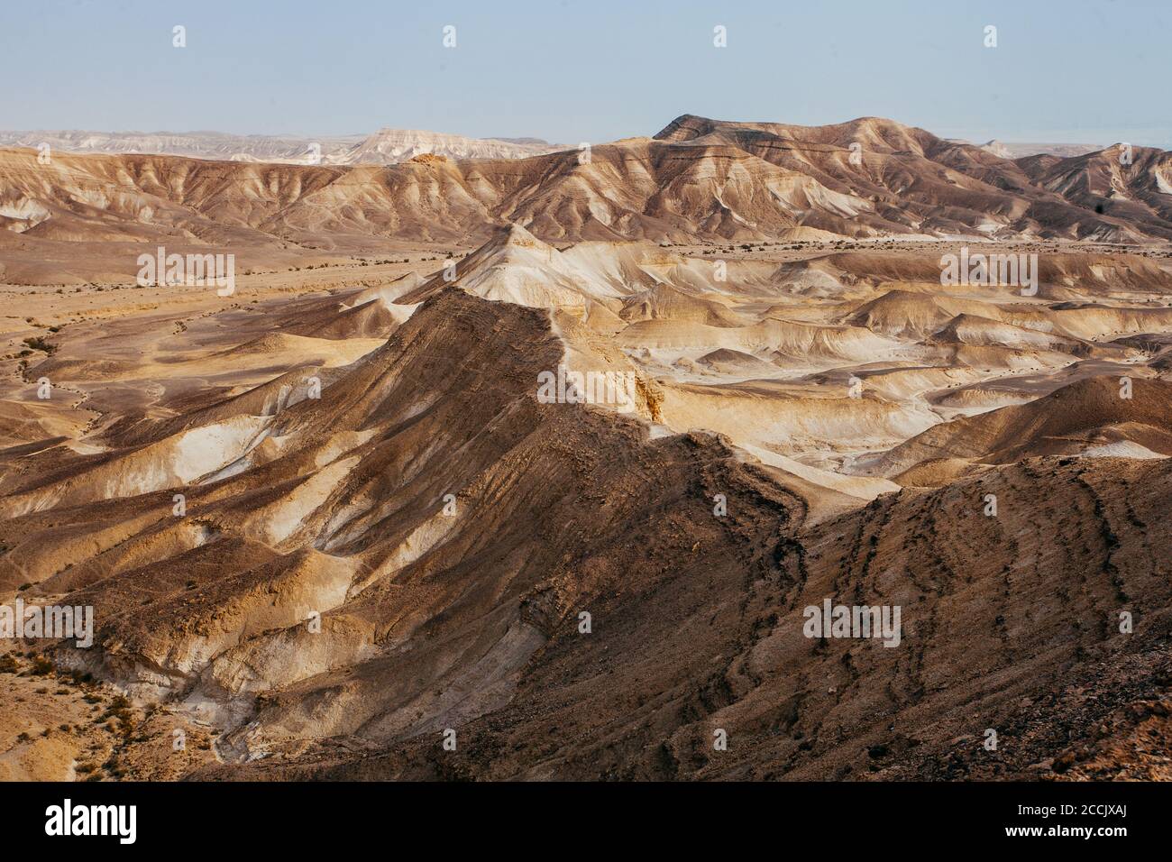 Landschaft der Wüste Judäa, Israel Stockfoto