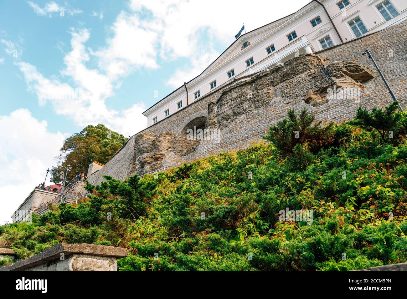 Stenbock Haus, Regierungsbüro von Estland auf Toompea Hügel in Tallinn, Estland Stockfoto