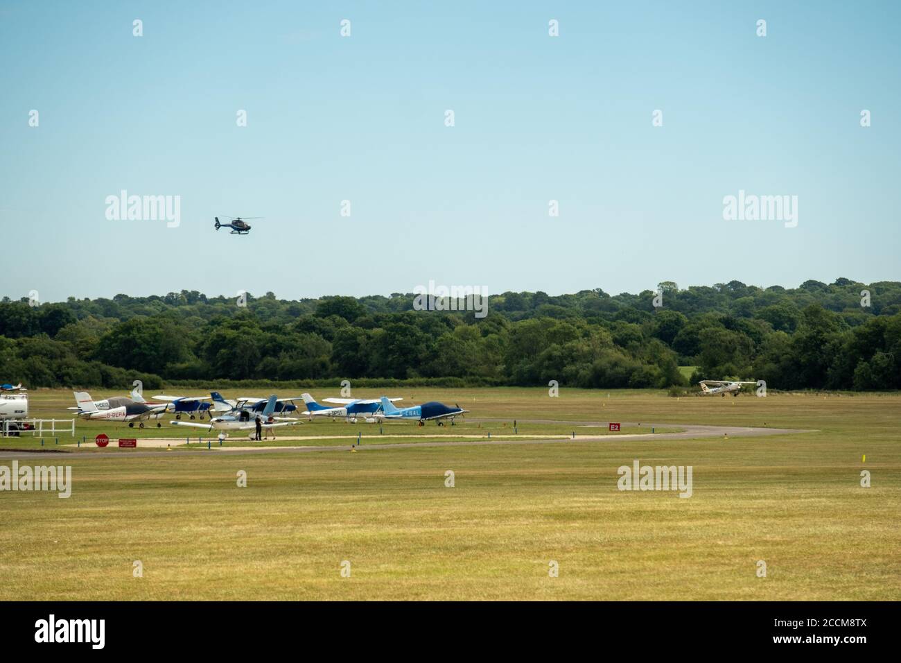 Redhill Aerodrome, Surrey, Großbritannien Stockfoto