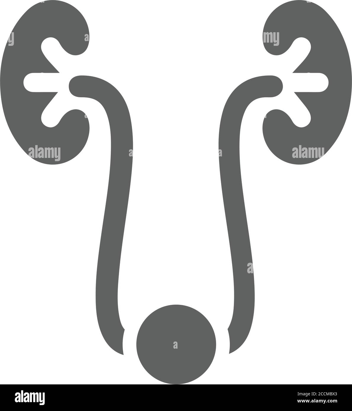 Human Niere Icon - perfekt für den Einsatz bei der Gestaltung und Entwicklung von Websites, gedruckten Dateien und Präsentationen, Werbematerialien, Illustrationen oder andere Stock Vektor
