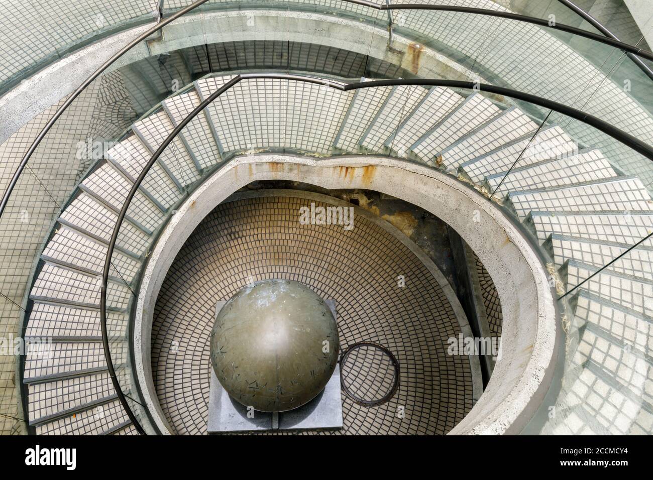 Wendeltreppe im Embarcadero Center Stockfoto