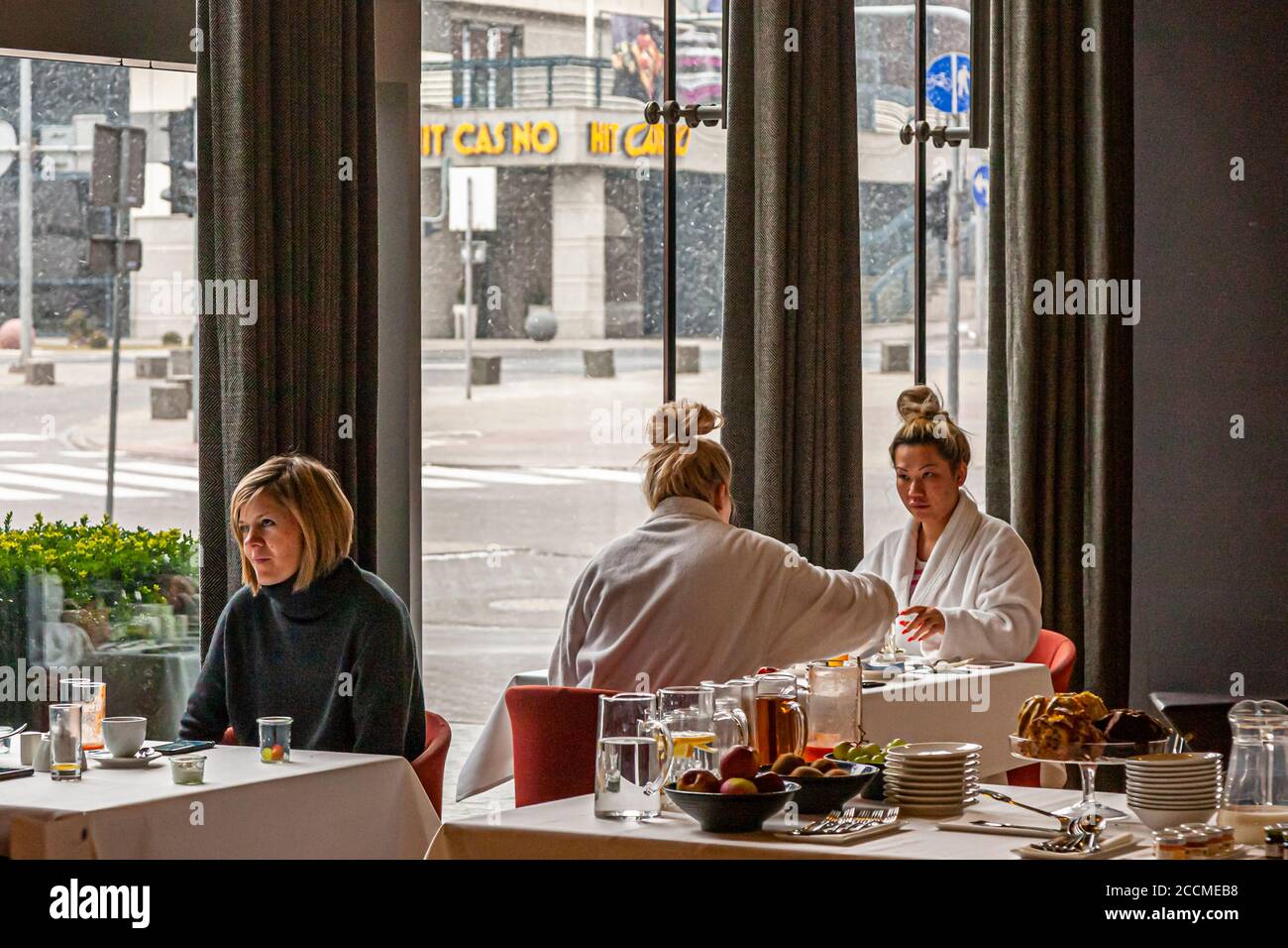 Hotel Blow Up Halle 5050, Poznań, Polen Stockfoto