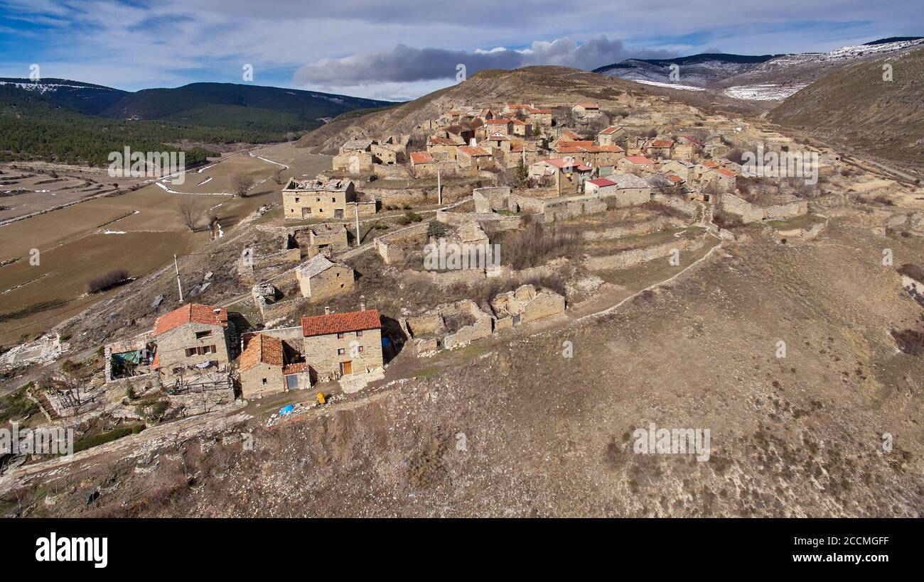 Castillejo de San Pedro Stadt in der Provinz Soria, Spanien Stockfoto