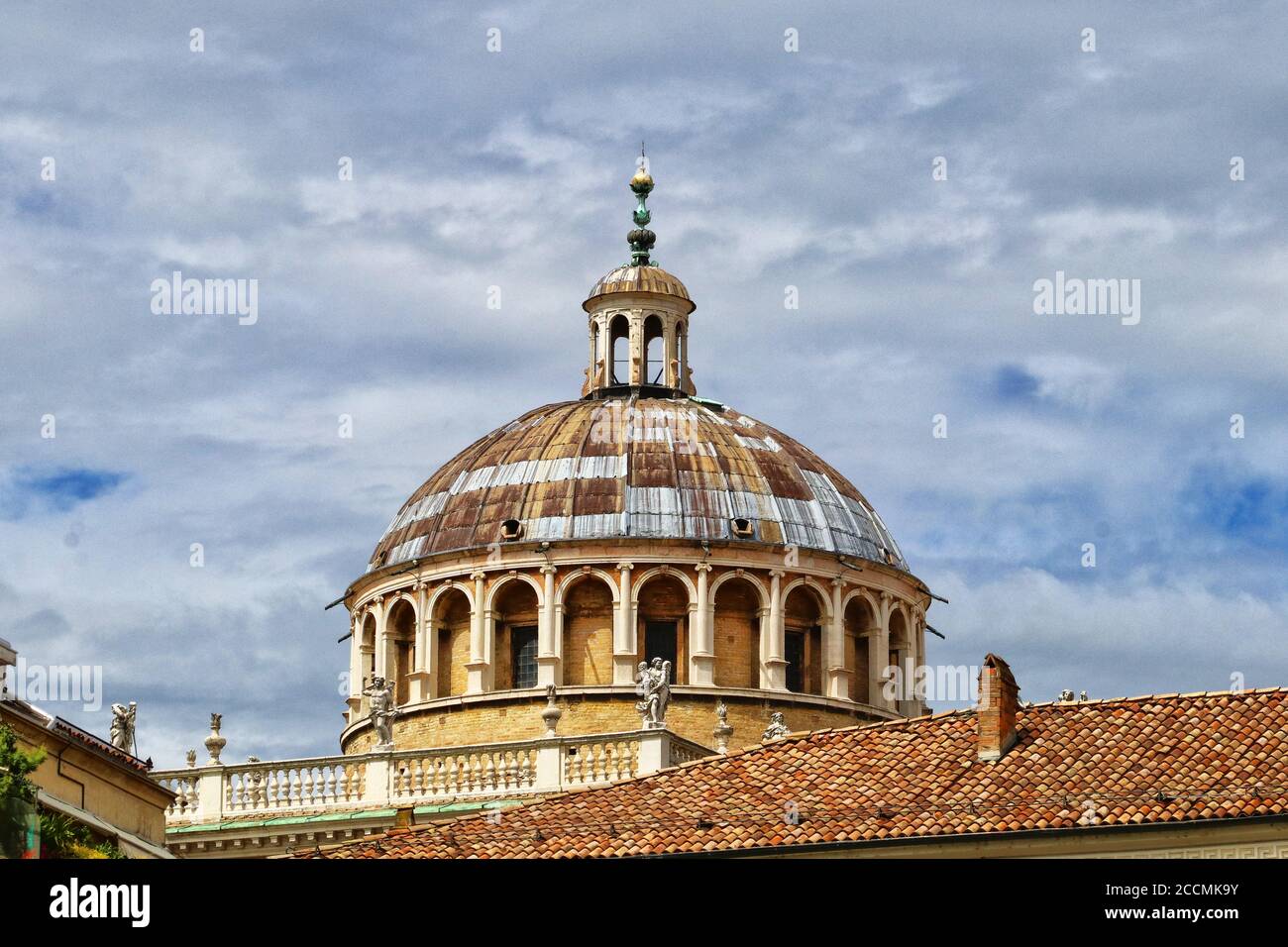Parma, Italien, Detail der Kuppel der Basilika Santa Maria della Steccata, unesco, Weltkulturerbe Stockfoto