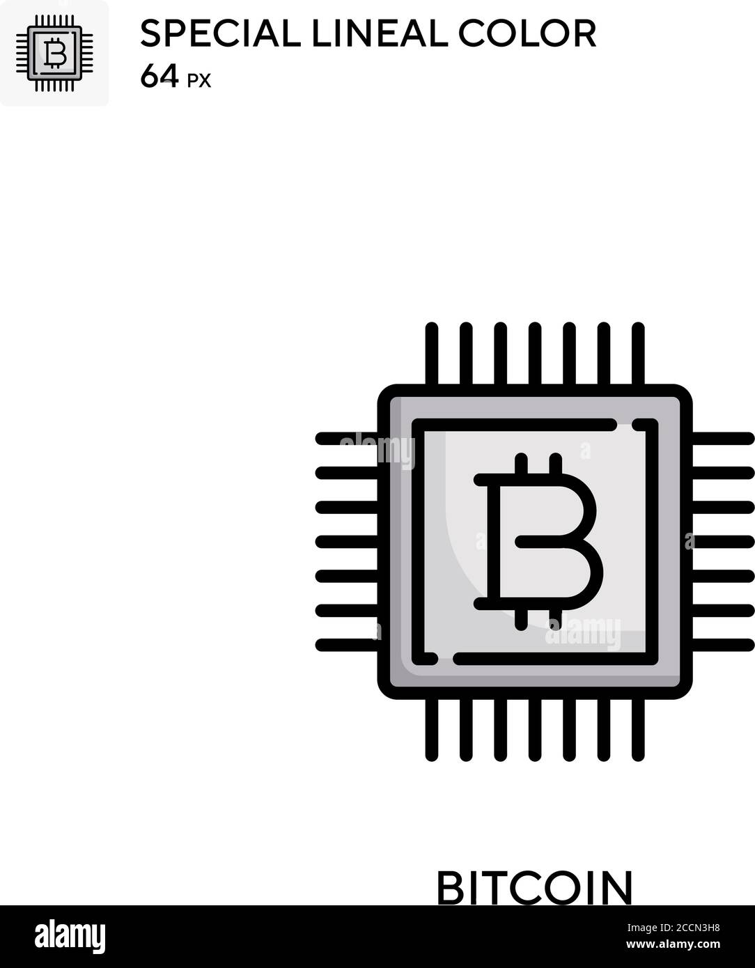 Handgezeichnetes Farbsymbol der Tastatur. Moderne Vektorgrafik Konzepte. Einfach zu bearbeiten und anzupassen. Stock Vektor