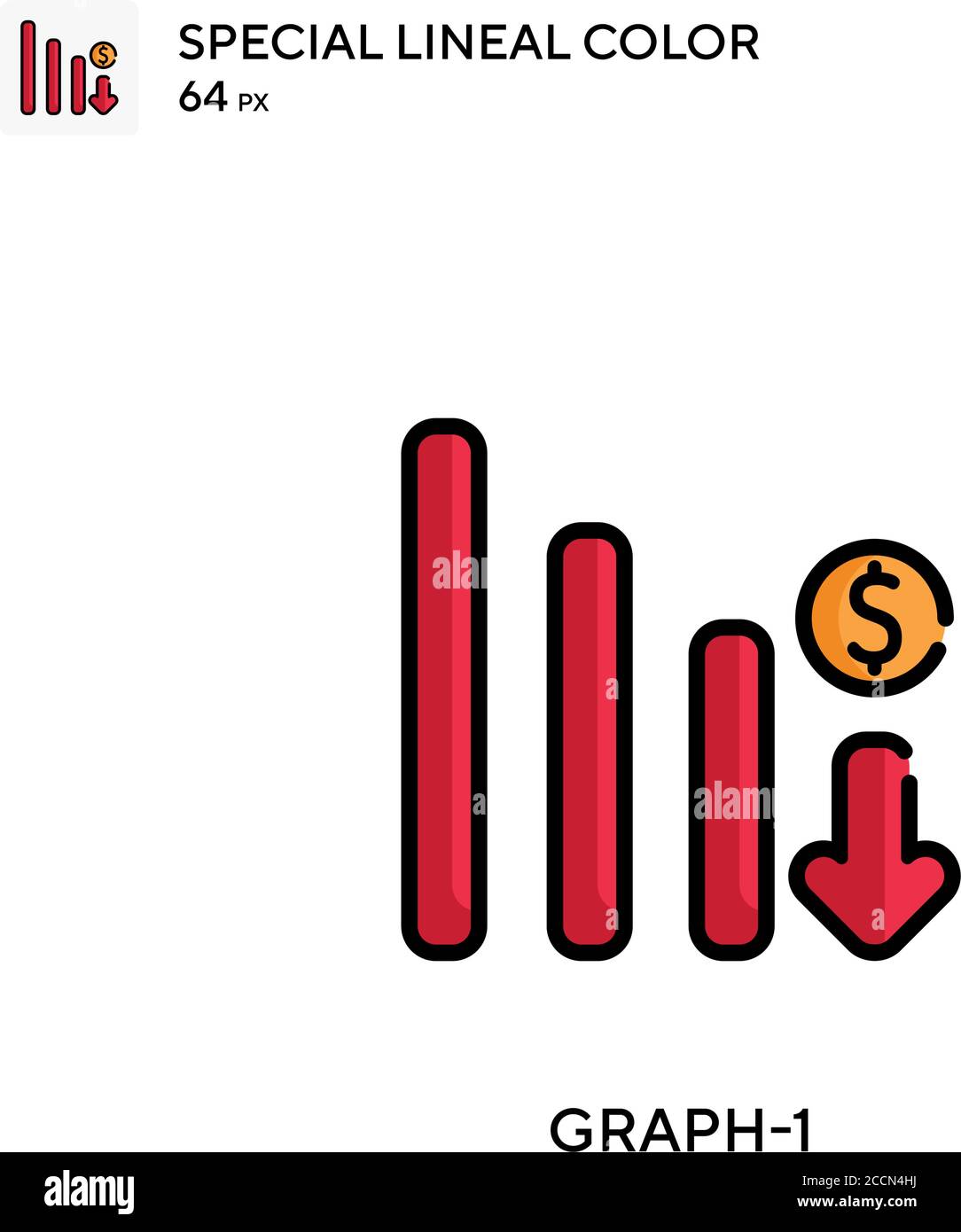 Handgezeichnetes Farbsymbol des Karussells. Moderne Vektorgrafik Konzepte. Einfach zu bearbeiten und anzupassen. Stock Vektor
