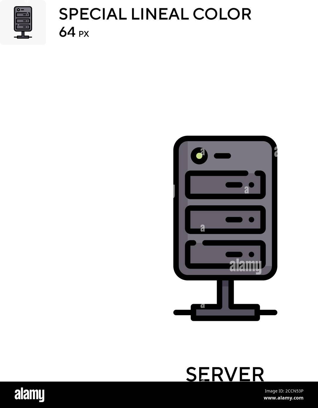 Handgezeichnetes Farbsymbol des Karussells. Moderne Vektorgrafik Konzepte. Einfach zu bearbeiten und anzupassen. Stock Vektor