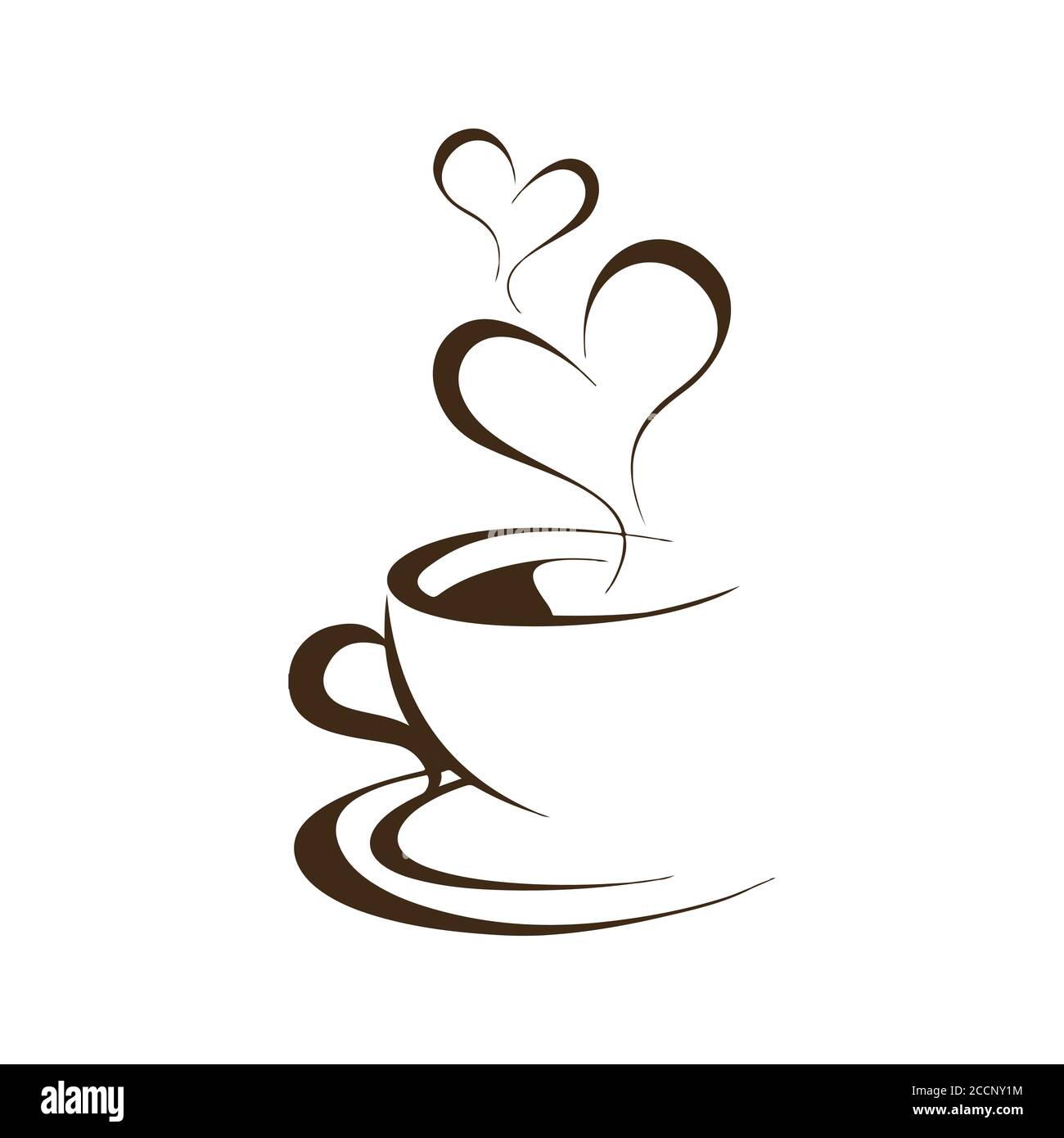 I love coffee vector vectors -Fotos und -Bildmaterial in hoher Auflösung –  Alamy