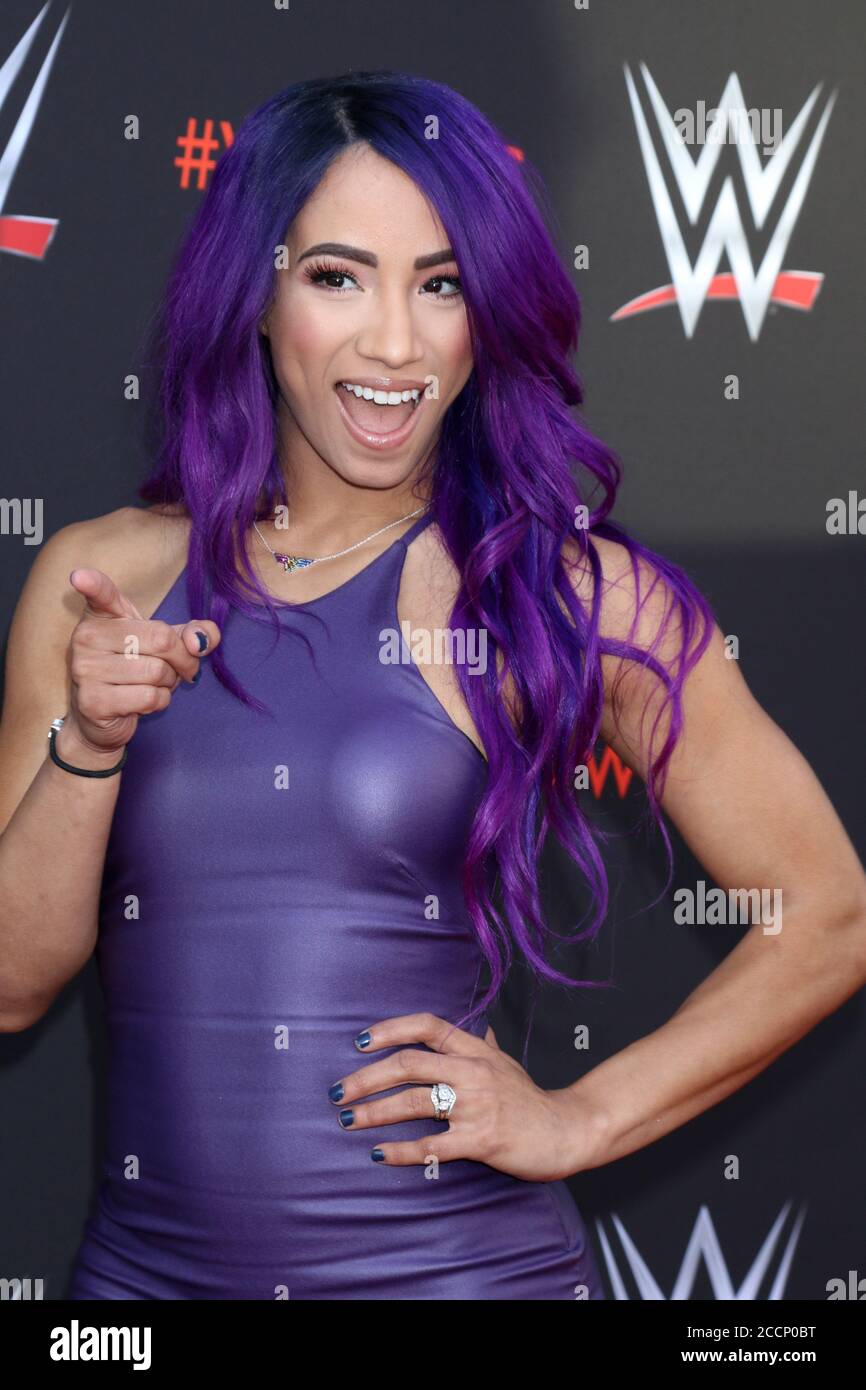 LOS ANGELES - 6. JUNI: Sasha Banks at the WWE for your Betrachtung Veranstaltung im TV Academy Saban Media Center am 6. Juni 2018 in North Hollywood, CA Stockfoto