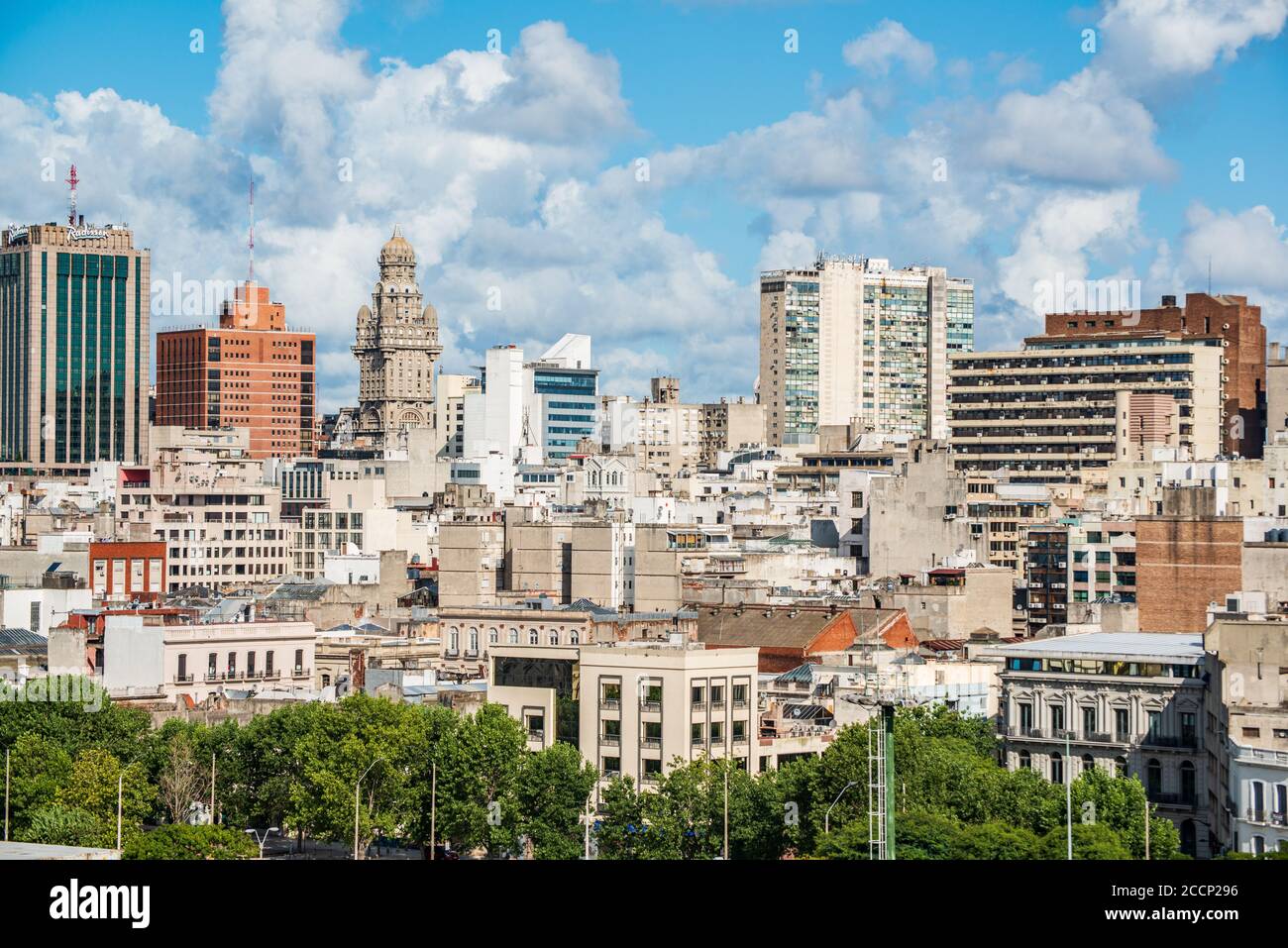 Die schöne Stadt Montevideo, Uruguay Stockfoto
