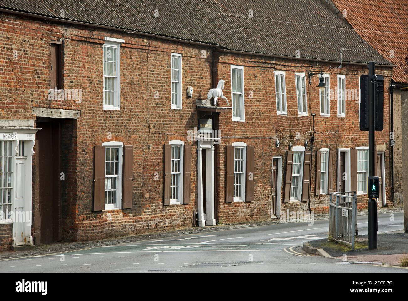 Nellie's (aka The White Horse), ein Pub in Hengate, Beverley, North Yorkshire, England Stockfoto