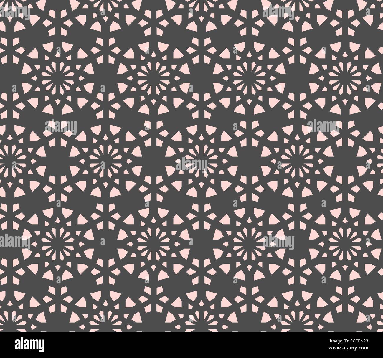 Arabisch-islamisches Vektormuster, Rand, Dekor, Textur, Hintergrund. Geometrisches Nahtmuster mit arabischem Farbmosaik Stock Vektor
