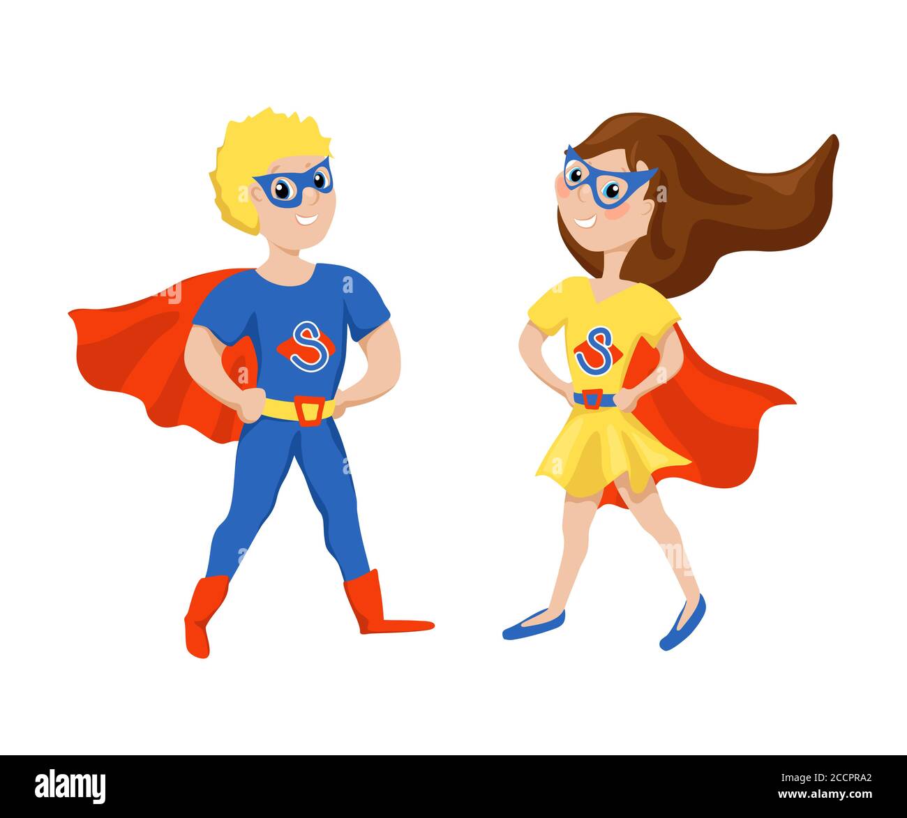 Superboy supergirl cartoon Fotos und Bildmaterial in hoher Auflösung