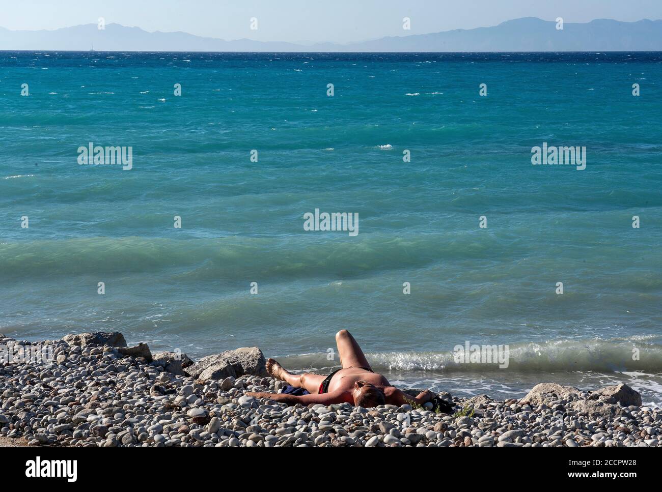 Sunprime Miramare Beach Urlaubsort in Rhodos, Griechenland Stockfoto