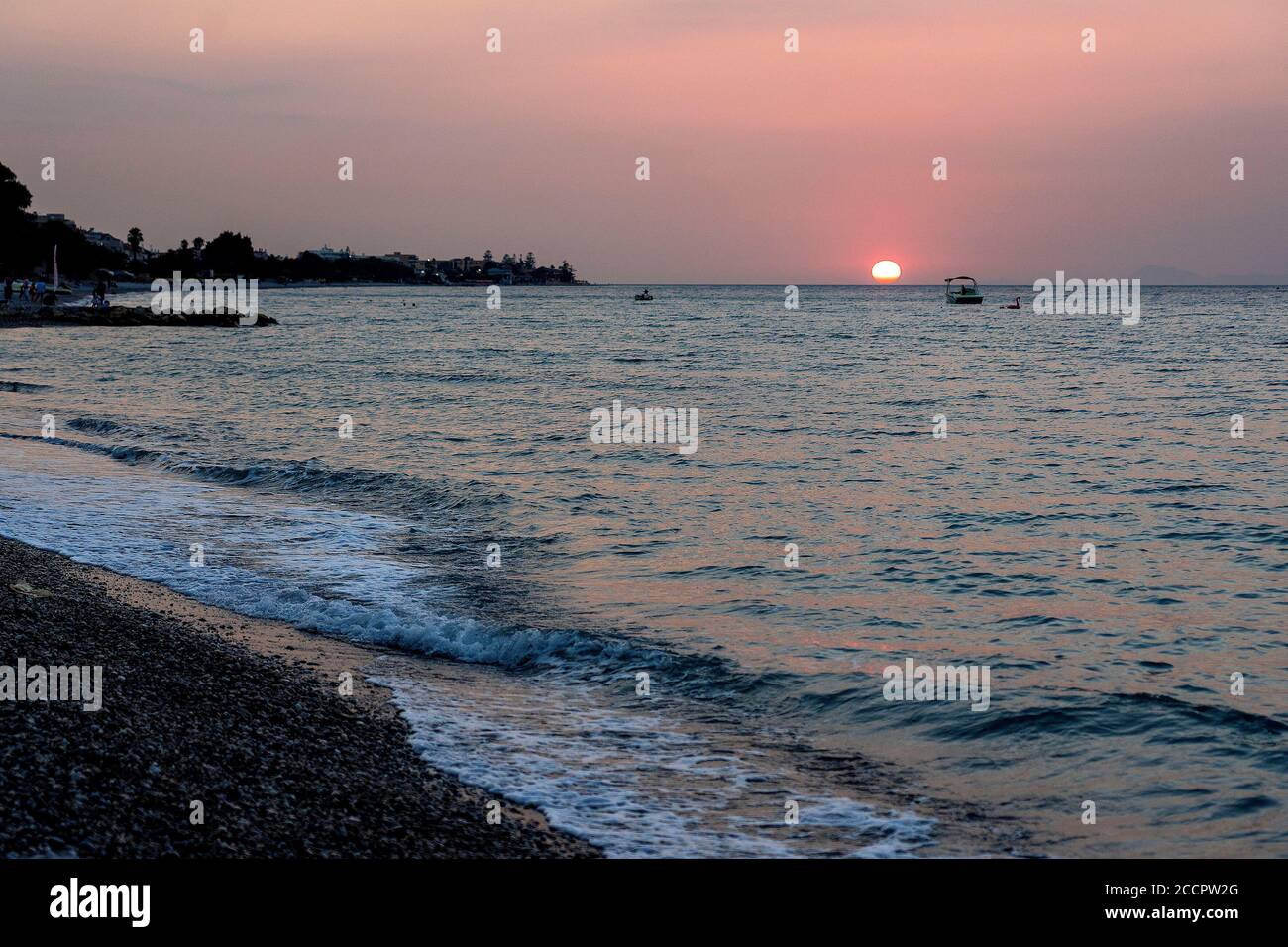 Sunprime Miramare Beach Urlaubsort in Rhodos, Griechenland Stockfoto