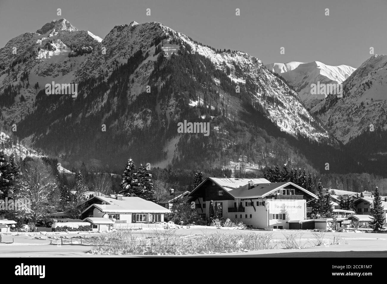 Oberstdorf, Allgäuer Alpen Stockfoto
