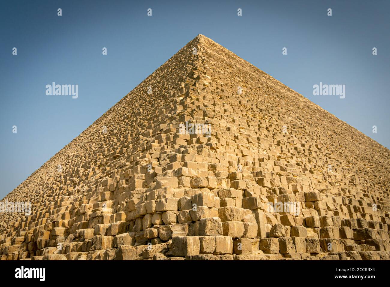 Pyramiden von Gizeh. Kairo. Ägypten. Stockfoto